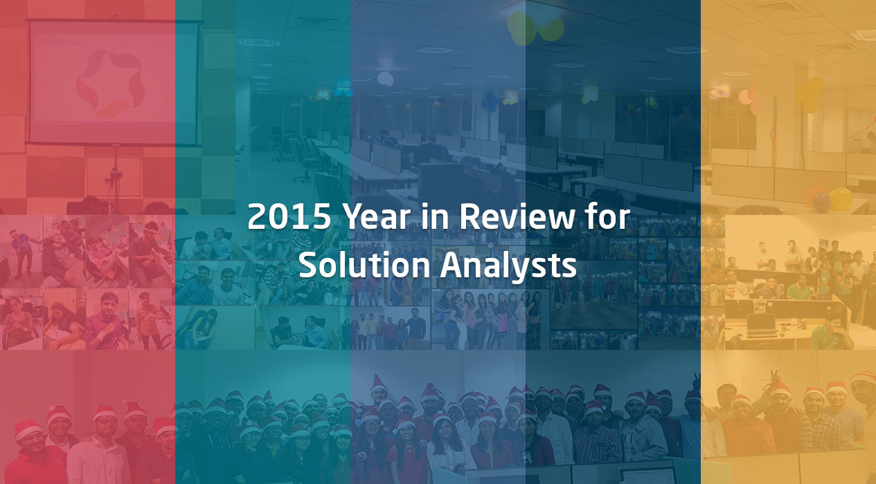 2015 Year in Review for Solution Analysts