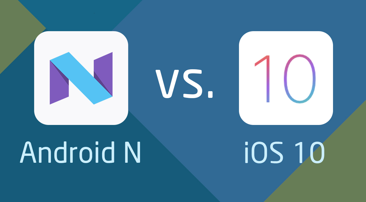 Top 5 Factors of New Android N & iOS 10