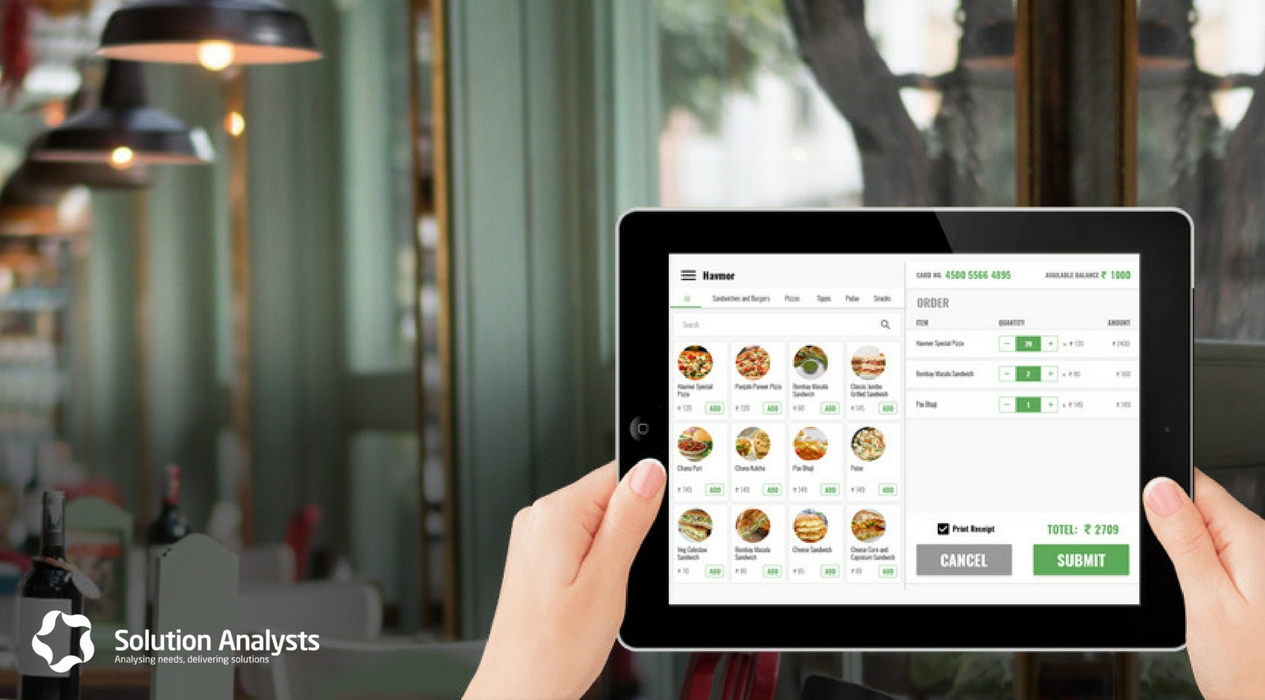 We design & develop food ordering mobile app for restaurant