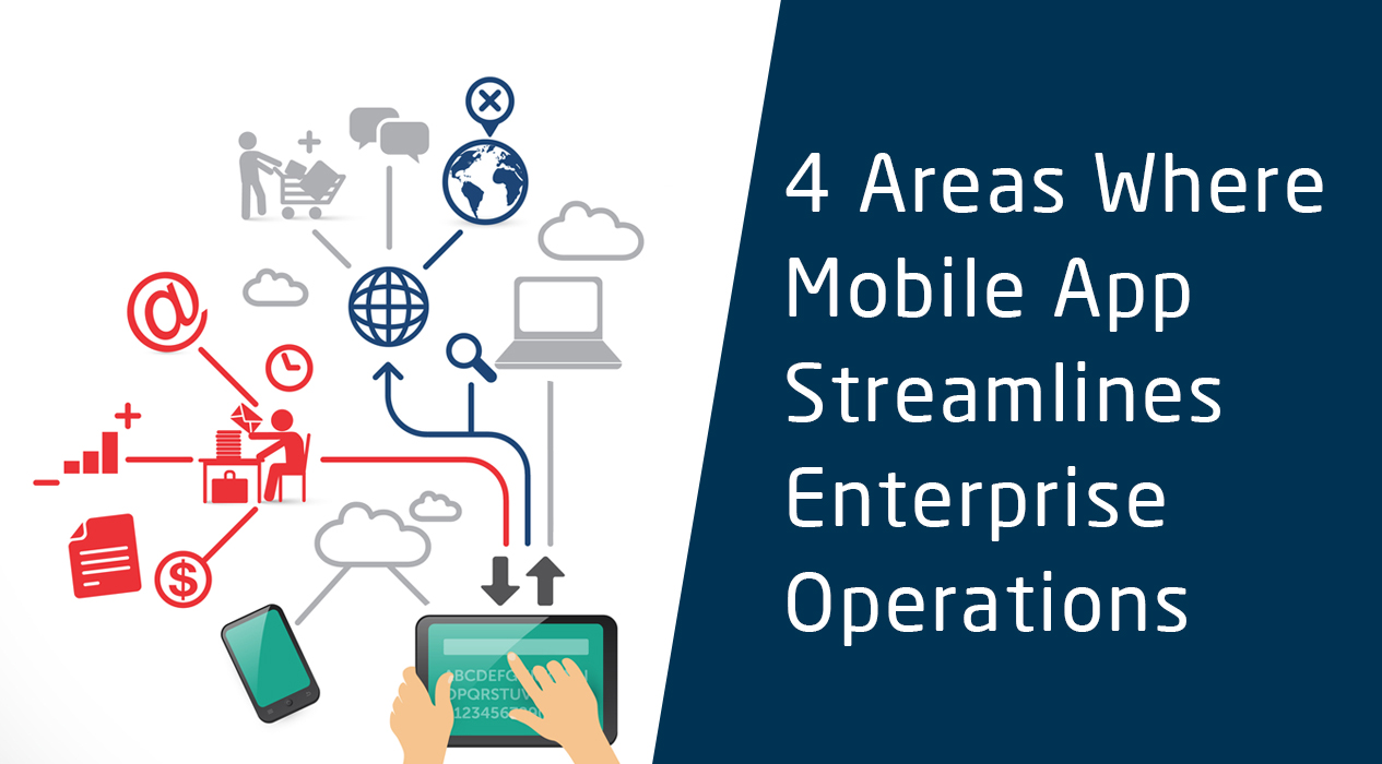 4 Areas Where Mobile Application Streamlines Enterprise Operations