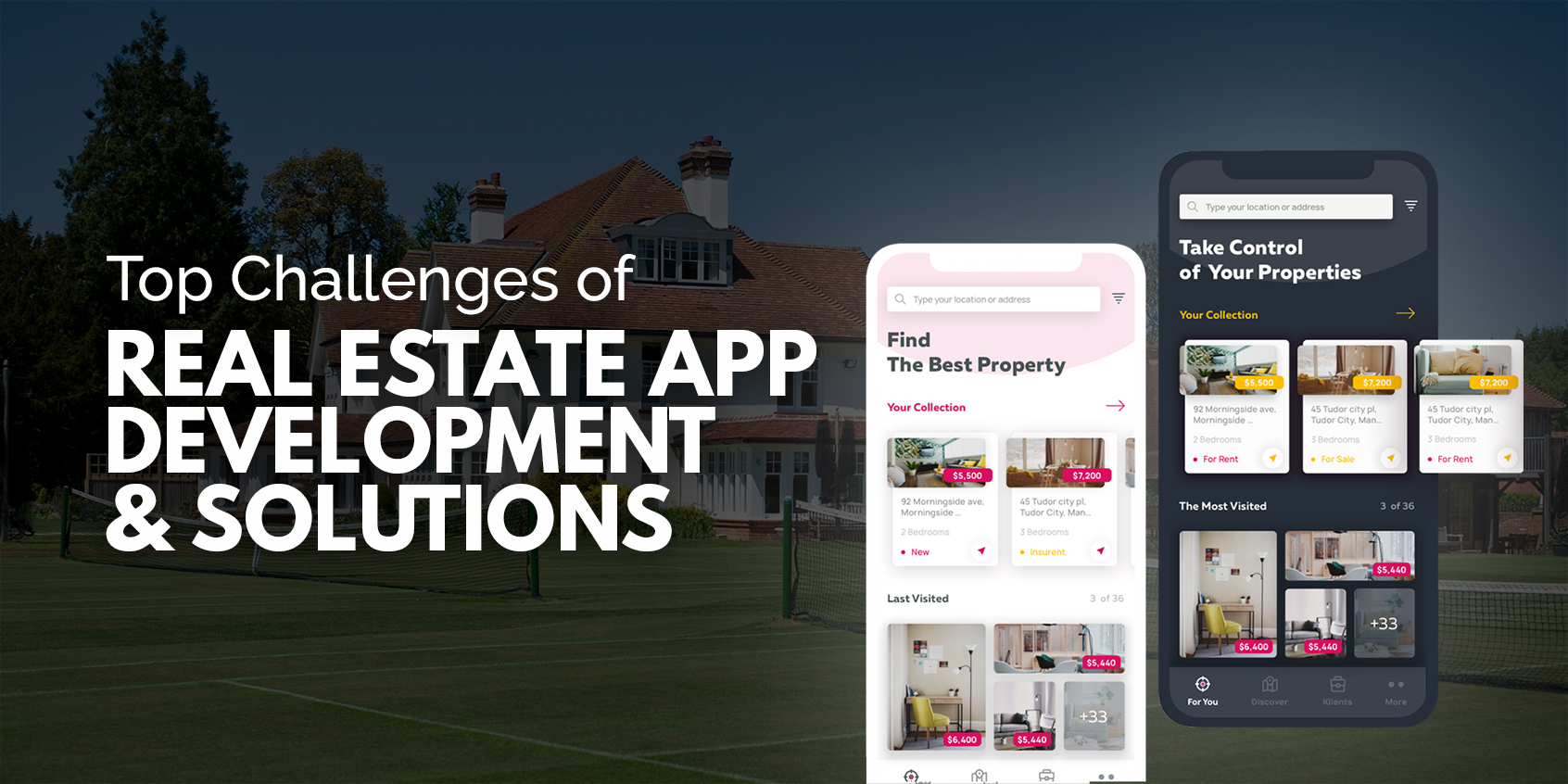 Top Challenges of Real Estate App Development & Solutions