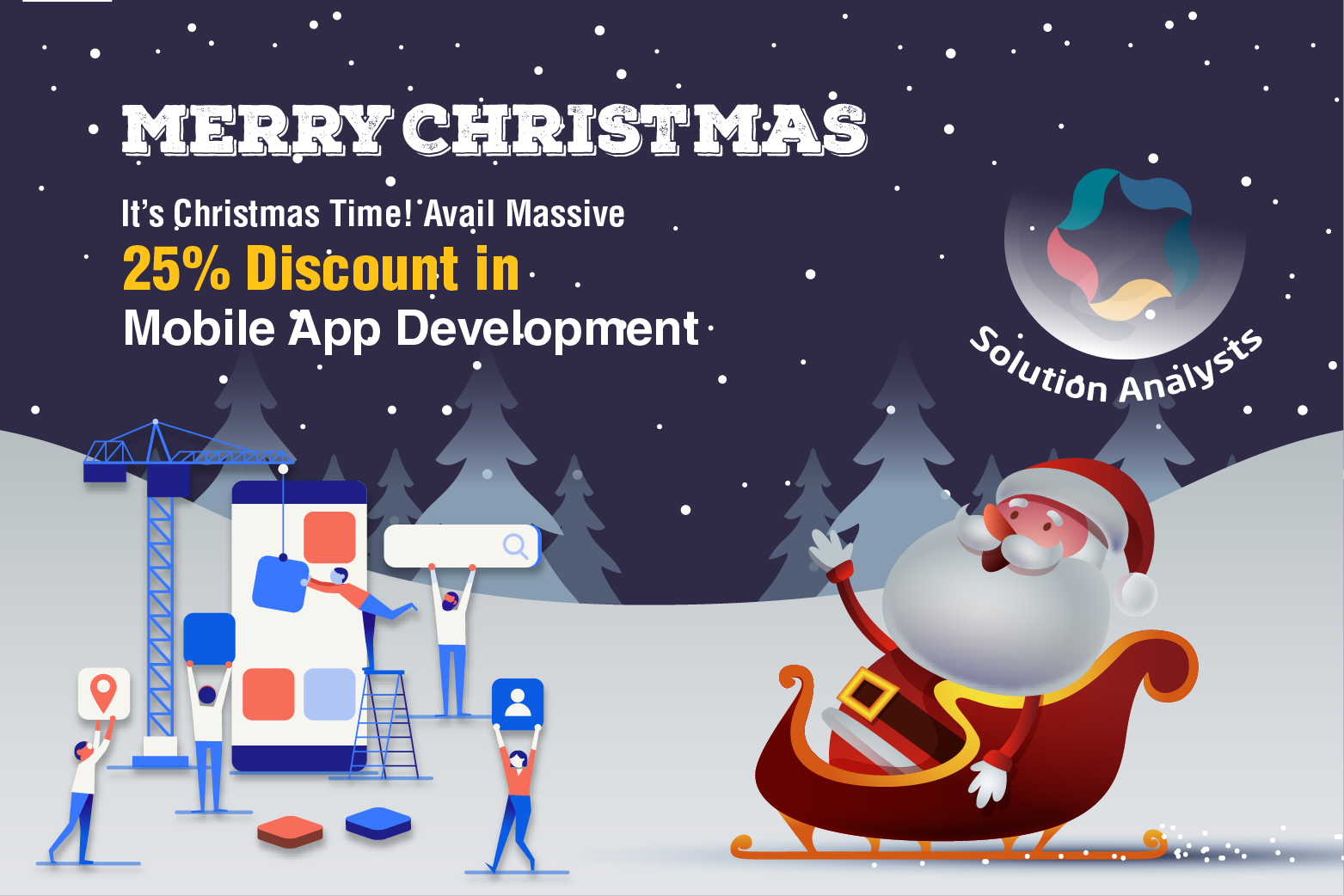 Solution Analysts Offers Christmas Gift with Massive Discount on Mobile App Development