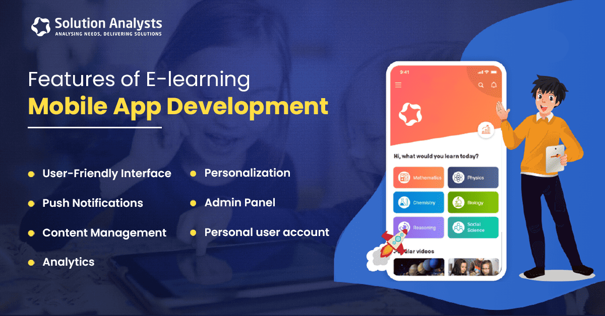 Features of E-learning Mobile App Development