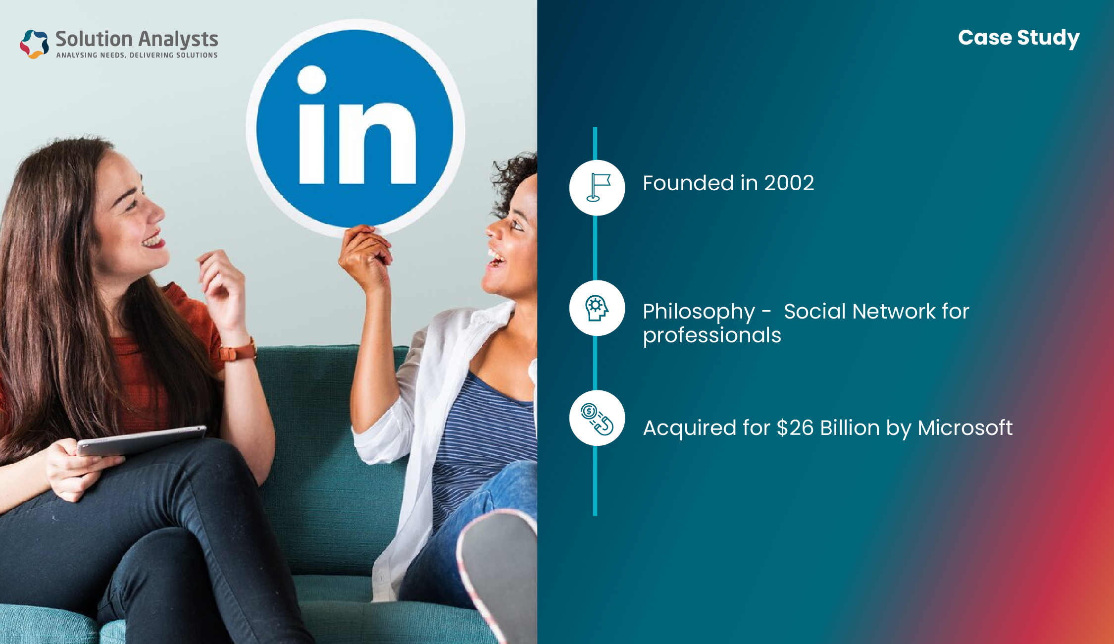 linkedin case study focusing on how to sell an app